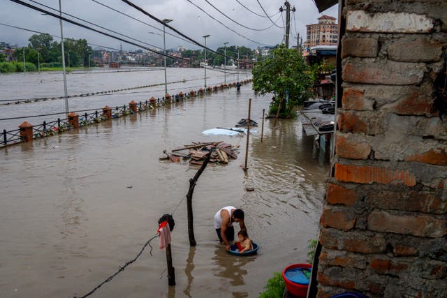 APTOPIX Nepal Monsoon Flooding