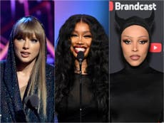 Taylor Swift, SZA and Doja Cat lead 2023 MTV VMA nominations