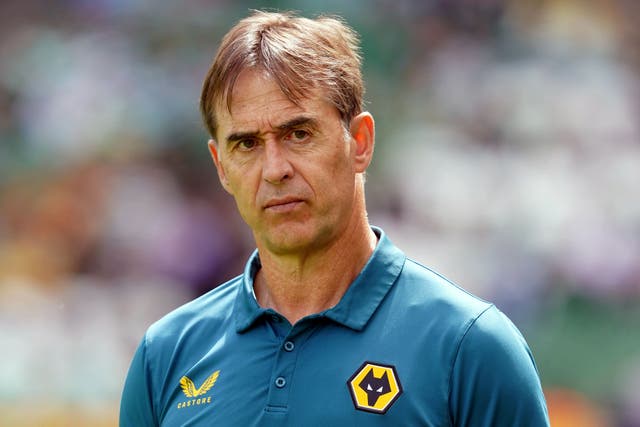 Julen Lopetegui’s ninth-month spell as Wolves head coach is over (Brian Lawless/PA)