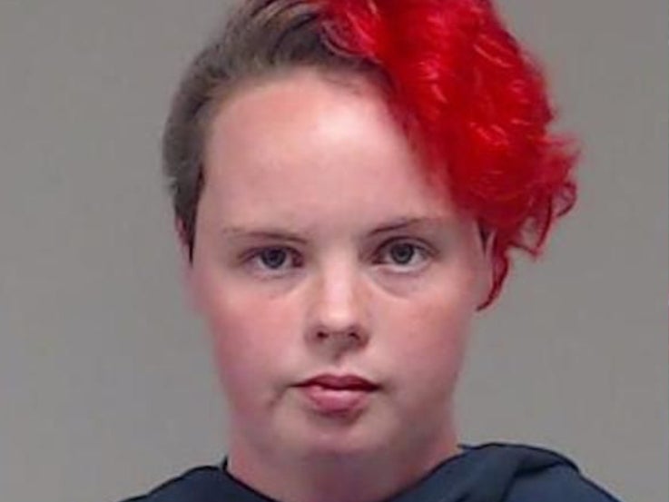 Rachel Ann Sword, 22, was arrested and charged with animal cruelty charges after deputies allegedly found the bodies of 24 dogs and 12 horses on her ranch