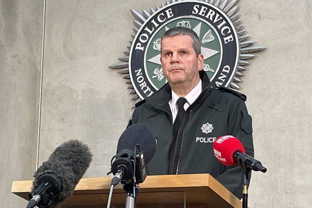 Police Service of Northern Ireland Assistant Chief Constable Chris Todd told the media the data breach was down to human error (Rebecca Black/PA Wire)