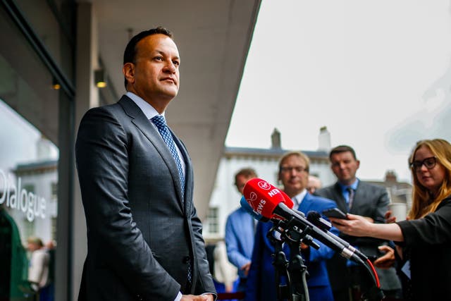 Taoiseach Leo Varadkar was meeting the five main Northern Ireland parties on Wednesday (Damien Storan/PA)