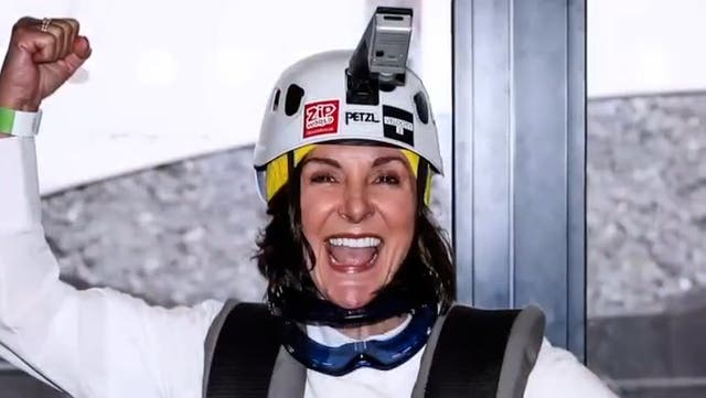 <p>Strictly’s Shirley Ballas does charity zipline after brother’s suicide</p>