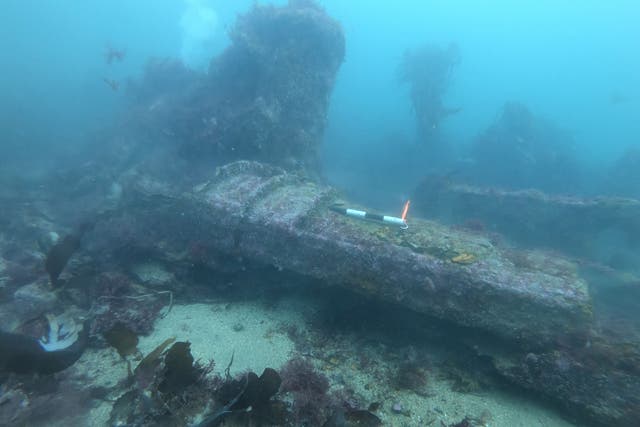 The wreck was discovered in 2020 (Wessex Archaeology/Historic Environment Scotland/PA)