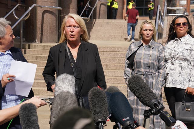 Nikki Allan’s mother Sharon Henderson is to sue Northumbria Police (Owen Humphreys/PA)