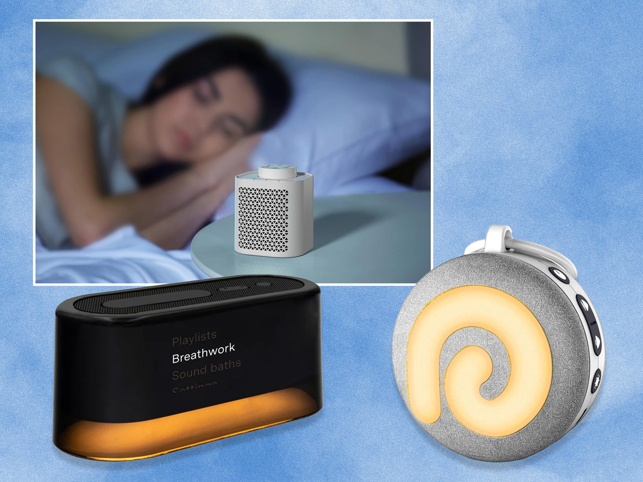 We trialled light alarm clocks, baby soother and even white noise earbuds for sleeping