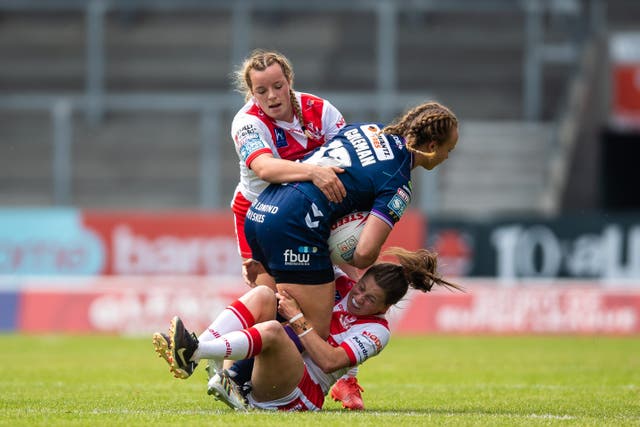 Pip Birchall is set to swap her seat in the stands for the centre stage at Wembley (Jess Hornby/St Helens)