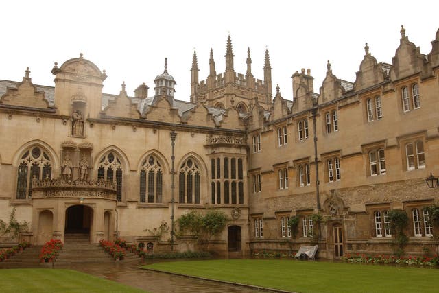 Lord Mendoza is provost of Oriel College in Oxford (John Stillwell)