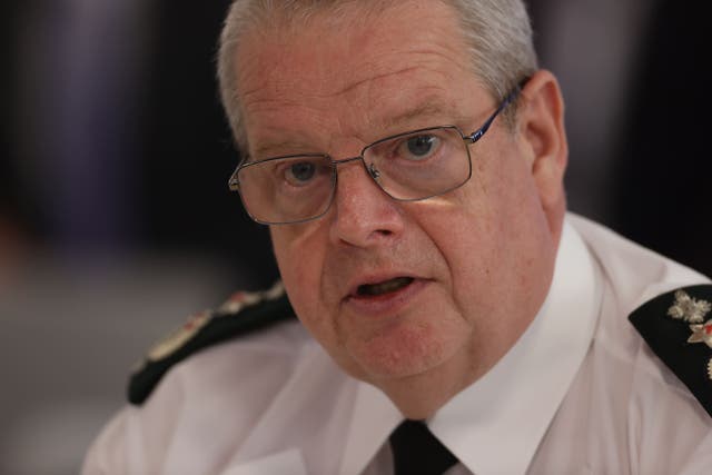 Police Service of Northern Ireland (PSNI) Chief Constable Simon Byrne was on leave when the data breach occurred (Liam McBurney/PA)