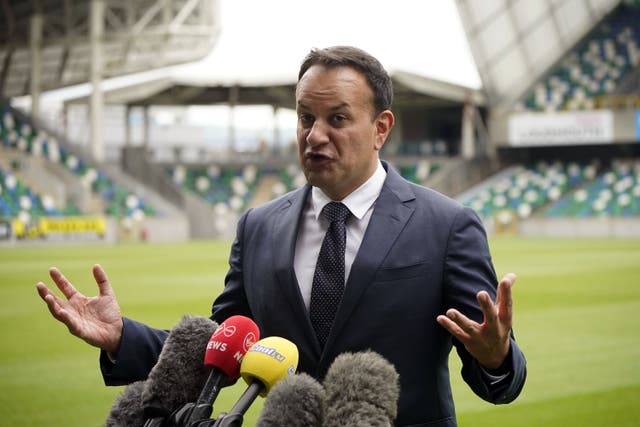 Leo Varadkar said he believes it is possible to get the institutions up and running in the autumn (Niall Carson/PA)