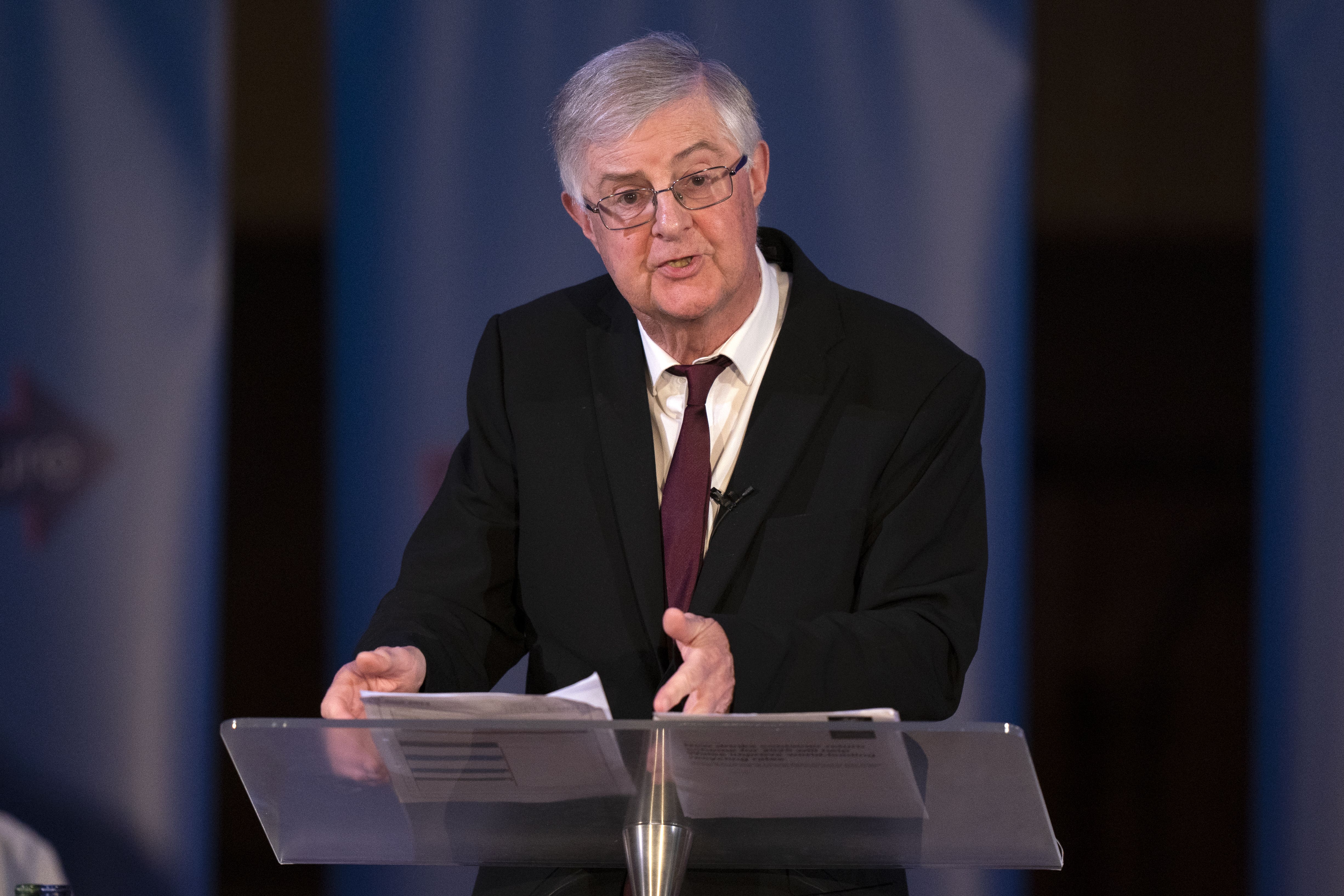 Welsh First Minister Mark Drakeford has said he will leave the Welsh Parliament at the next election (Jane Barlow/PA)