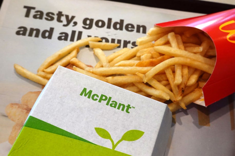 Beyond Meat also helped develop the ‘McPlant burger’ for McDonald’s