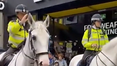 Heavy police presence outside Oxford Street JD Sports after robbery rumours spread on TikTok