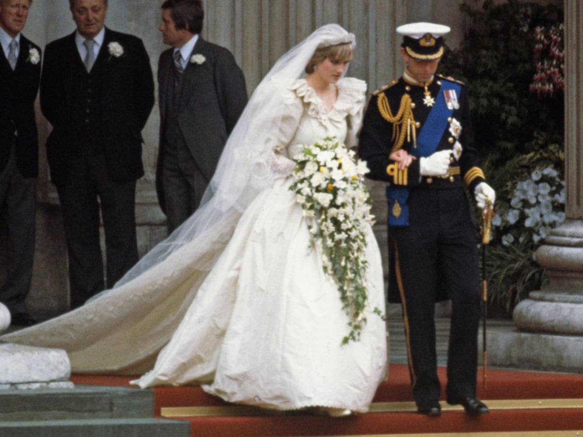 Princess Diana’s wedding dress designer reveals never-before-seen backup gown