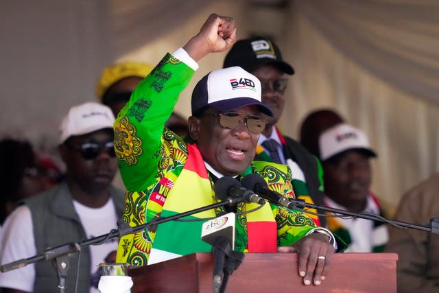 Zimbabwe President Rallly