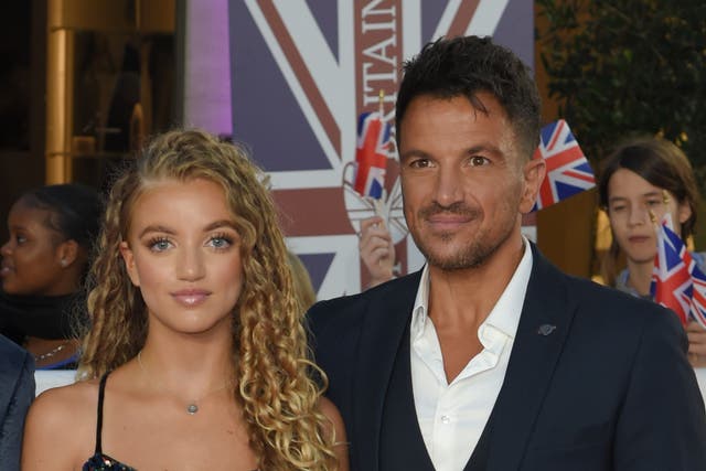 <p>Princess Andre and Peter Andre attend the Daily Mirror Pride of Britain Awards 2022 at Grosvenor House on October 24, 2022</p>