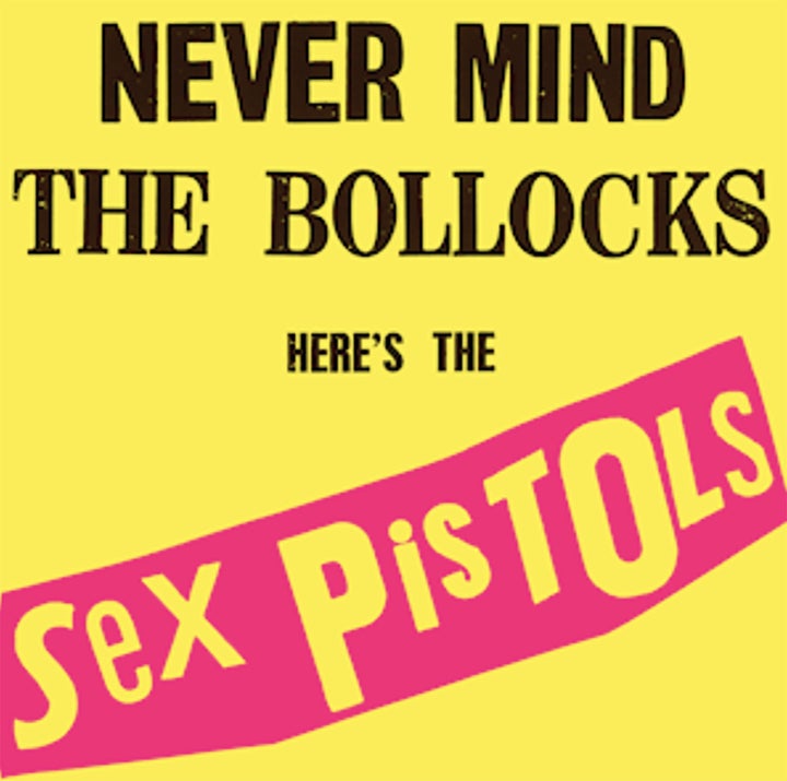 Jamie Reid’s artwork for the Sex Pistols’ Never Mind... album