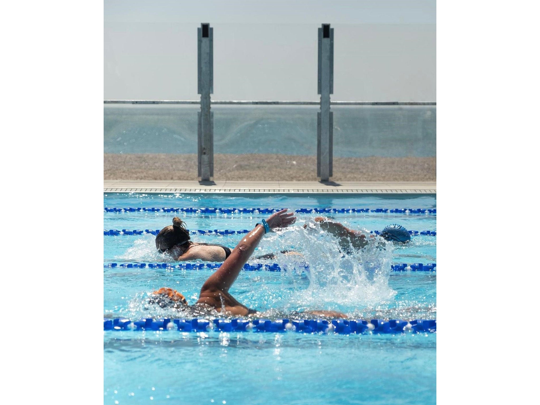 Take a dip in the 50m-long, six-lane pool