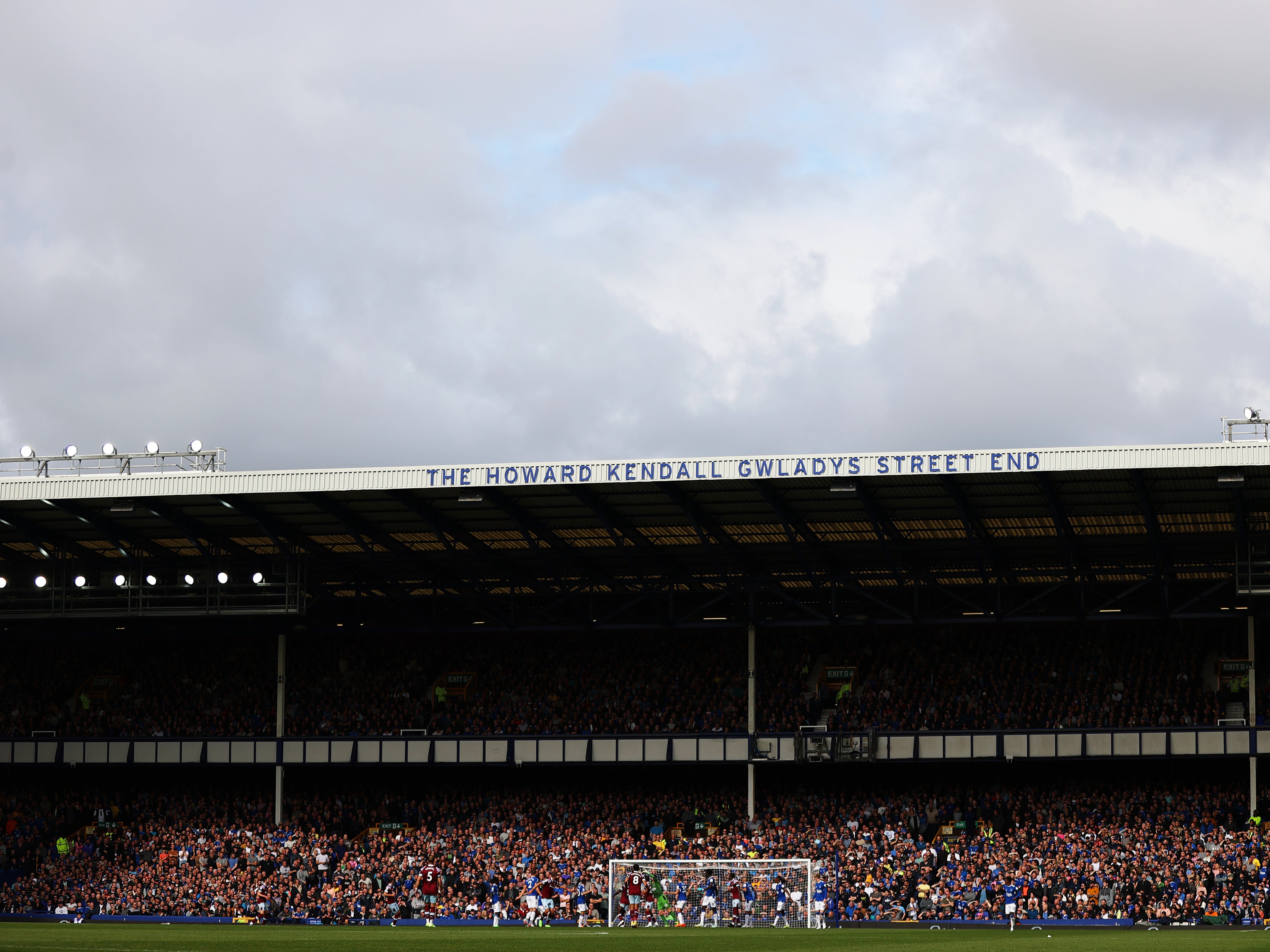 Goodison Park, the home of Everton