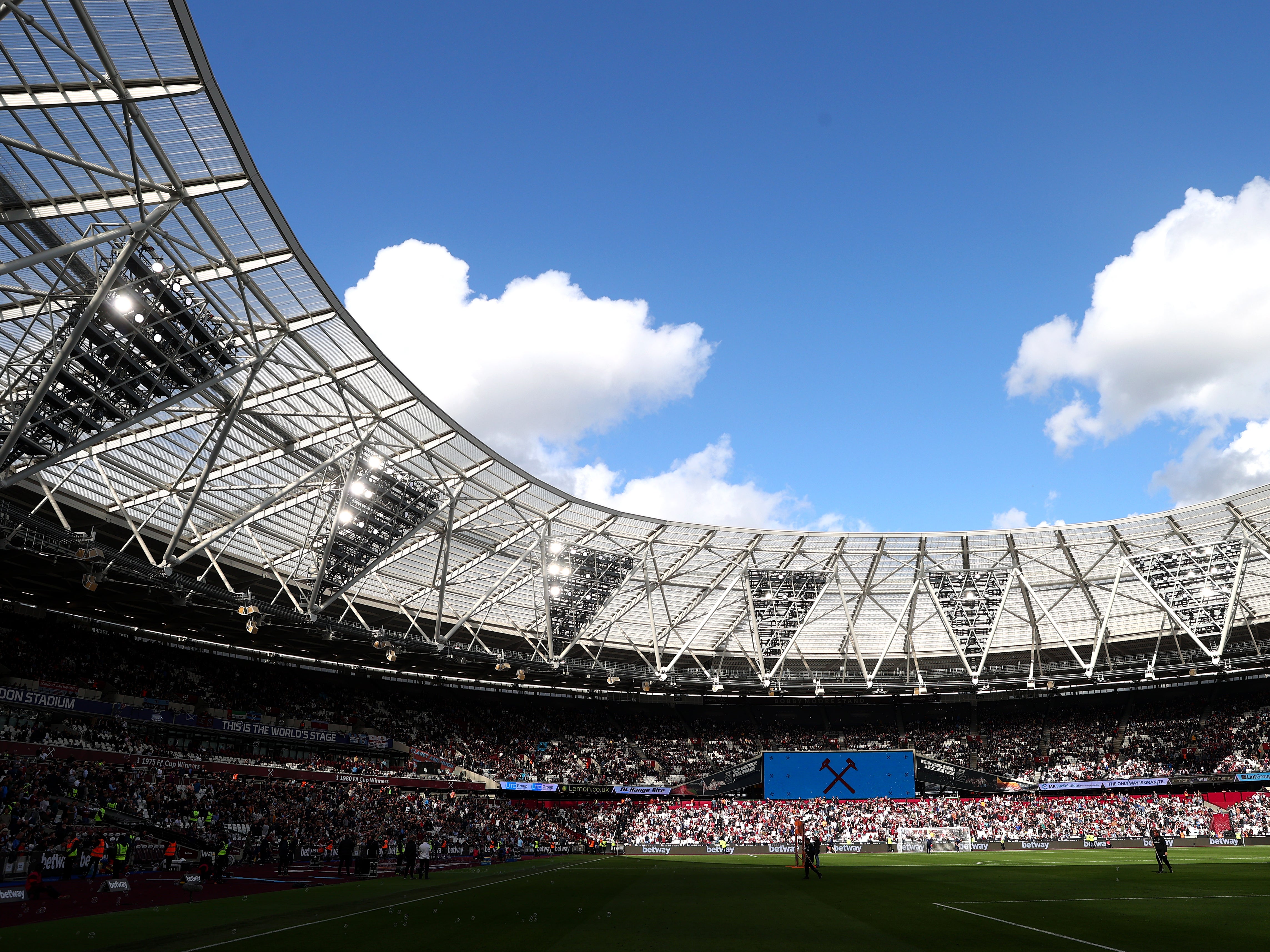 London Stadium, the home of West Ham