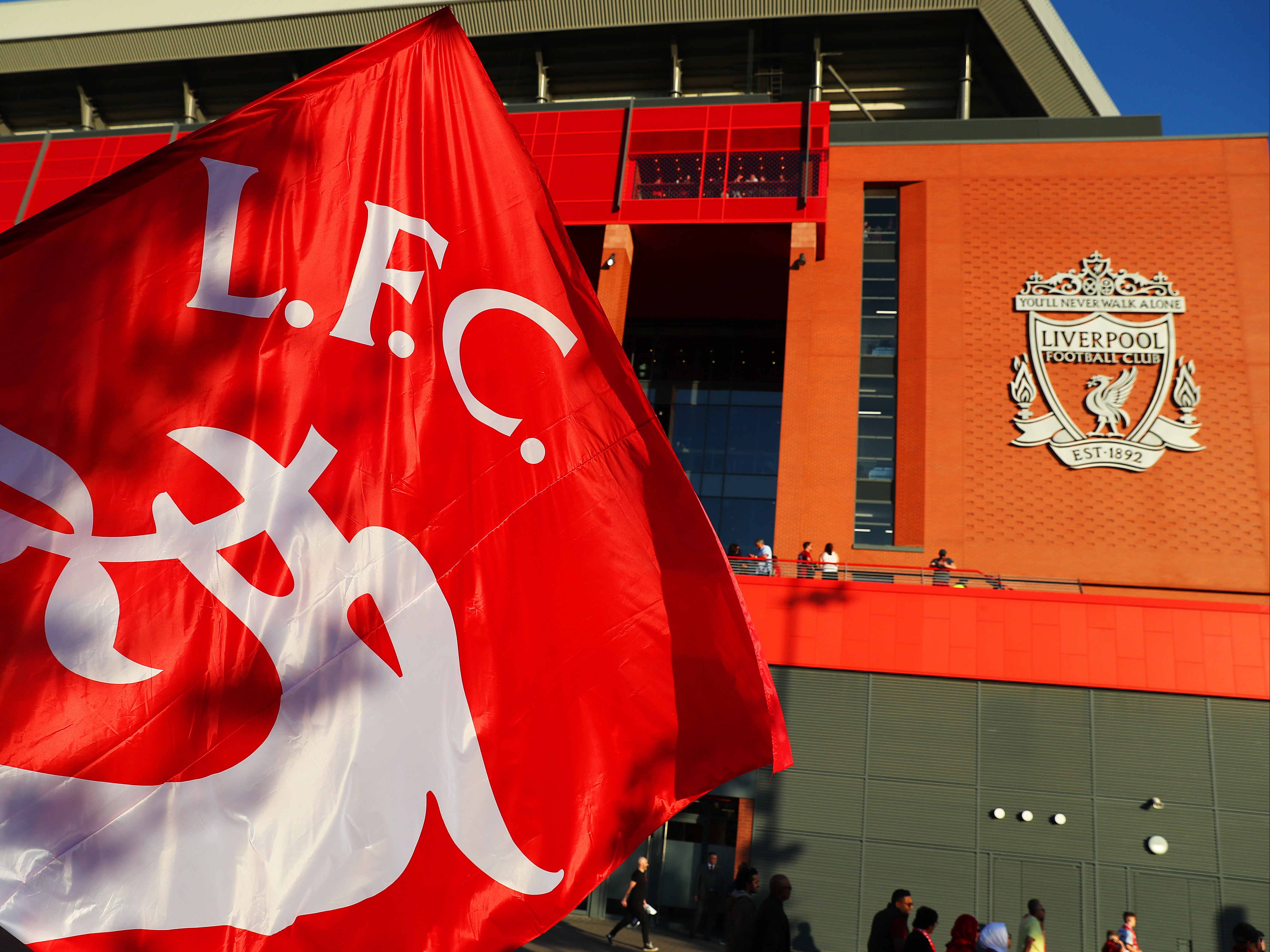 Anfield, home of Liverpool Football Club