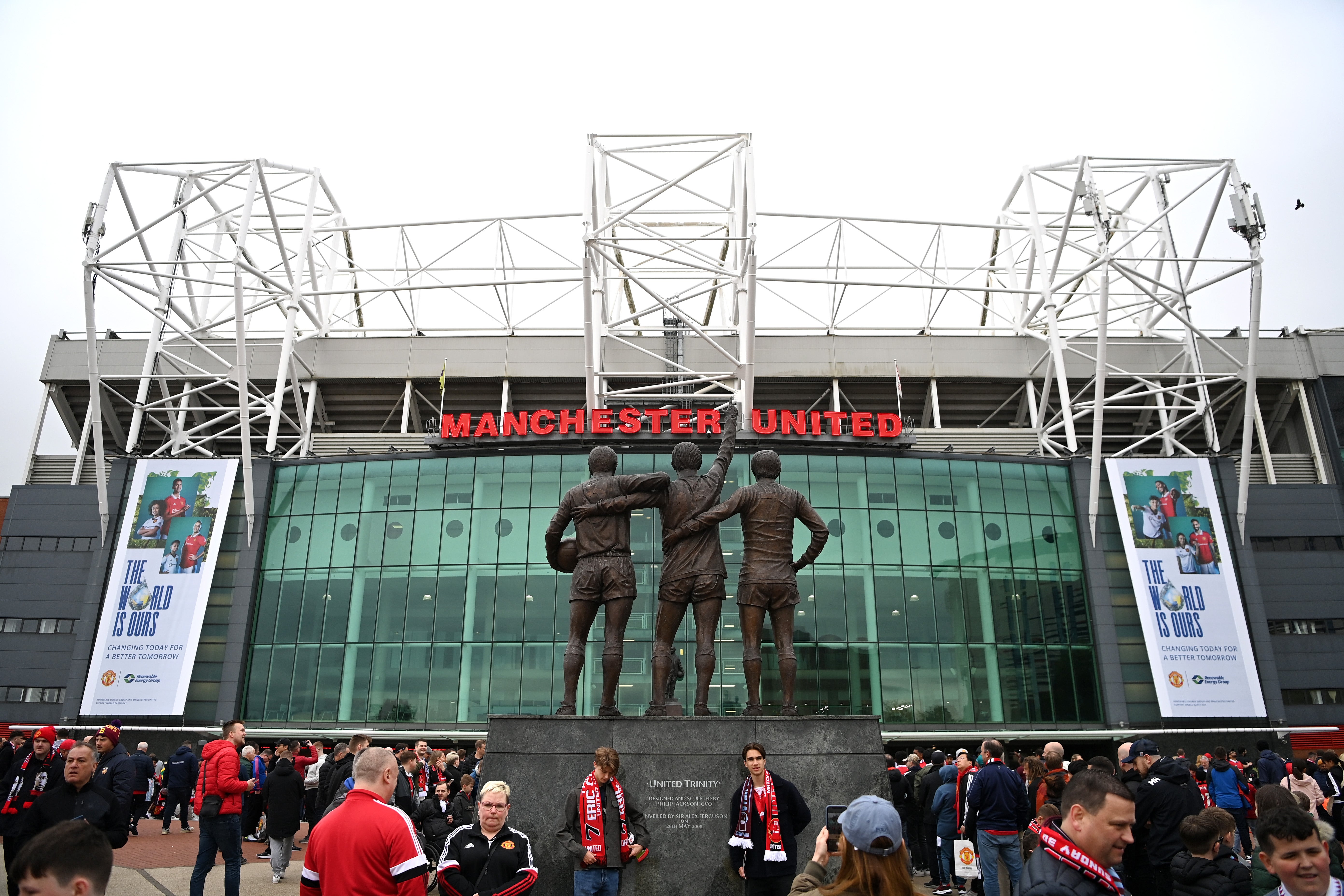 Old Trafford, home of Manchester United Football Club