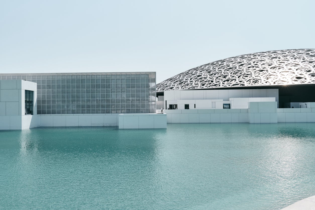<p>The Louvre Abu Dhabi opened in 2019 </p>
