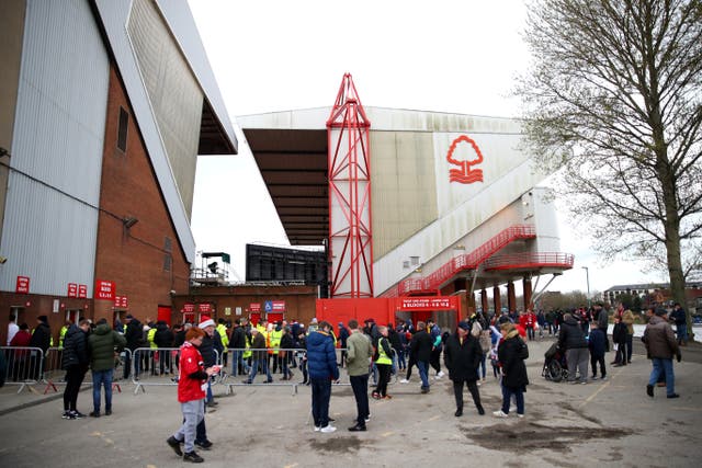 The City Ground, home of Nottingham Forest Football Club