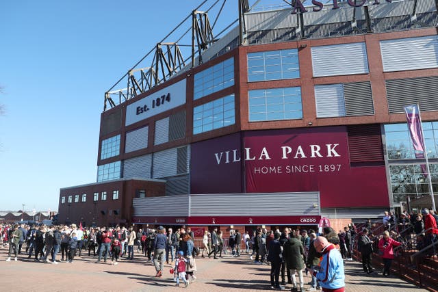 Villa Park, home of Aston Villa Football Club