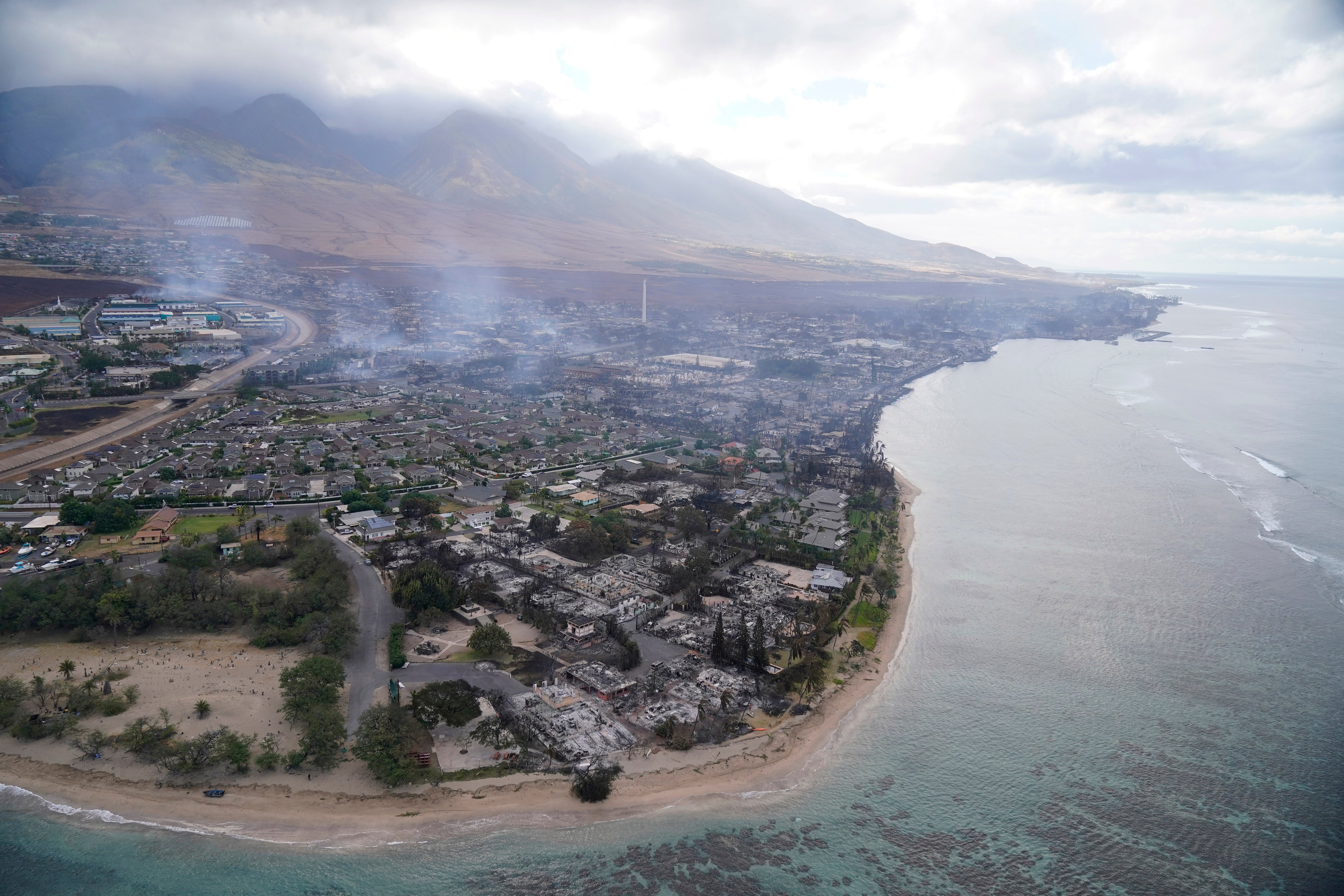 Maui Fires In Pics: Aerial Photos Show Extent Of Destruction Caused By ...