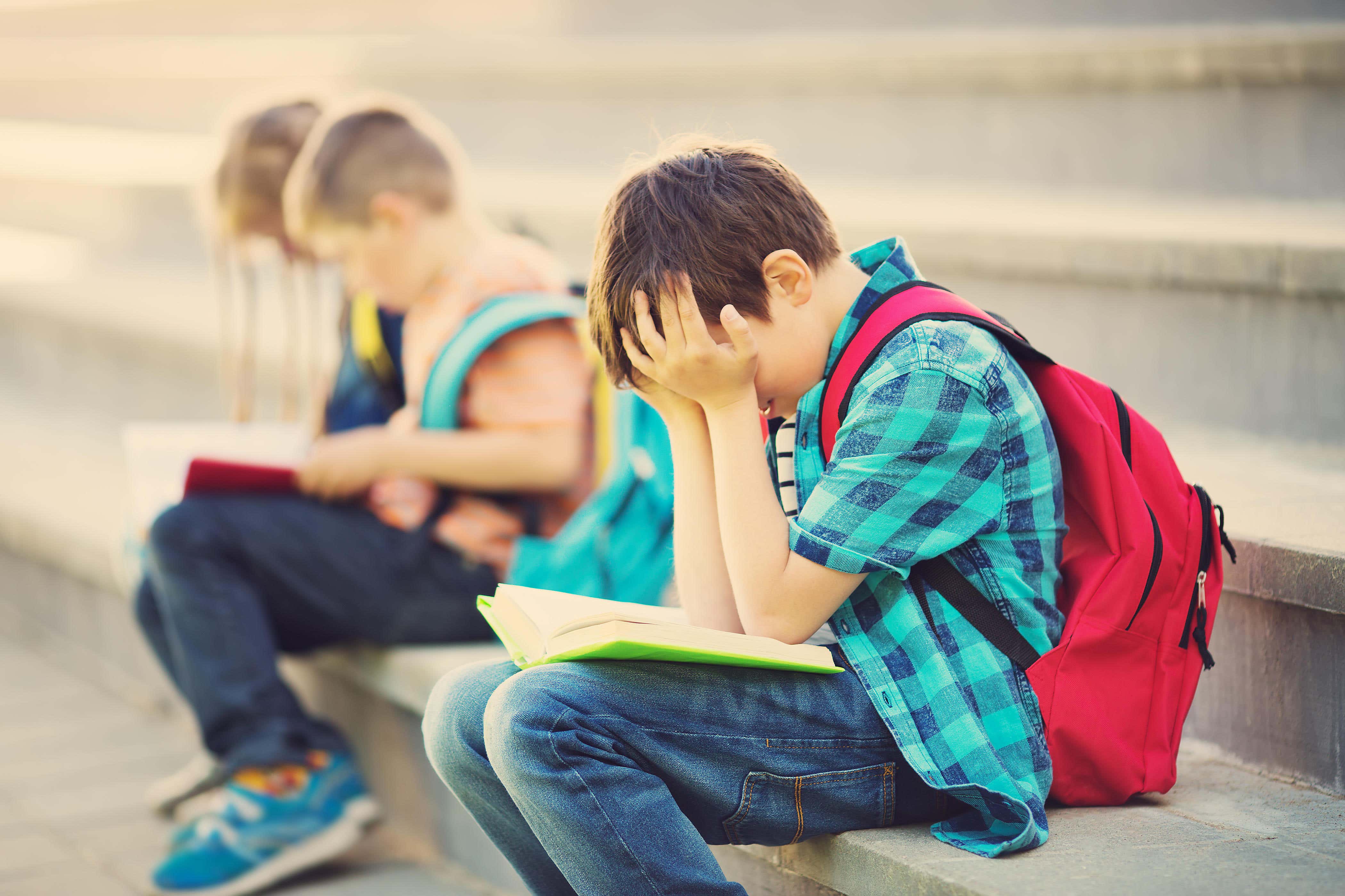 Many kids feel worried about returning to the classroom after a summer break (Alamy/PA)