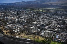 Maui fires – live: Wildfires death toll climbs to 55 with 1,000 people still missing on Hawaii island