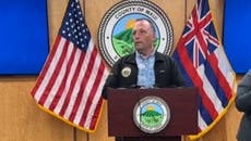 ‘Largest natural disaster in state history’: Hawaii governor’s address to public on devastating wildfires