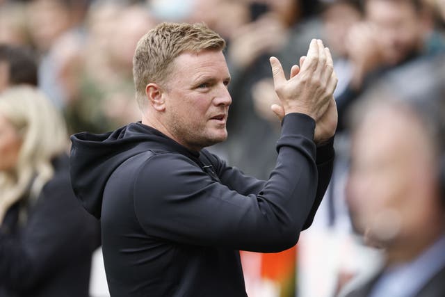 Newcastle head coach Eddie Howe is hoping for one more summer signing (Richard Sellers/PA)