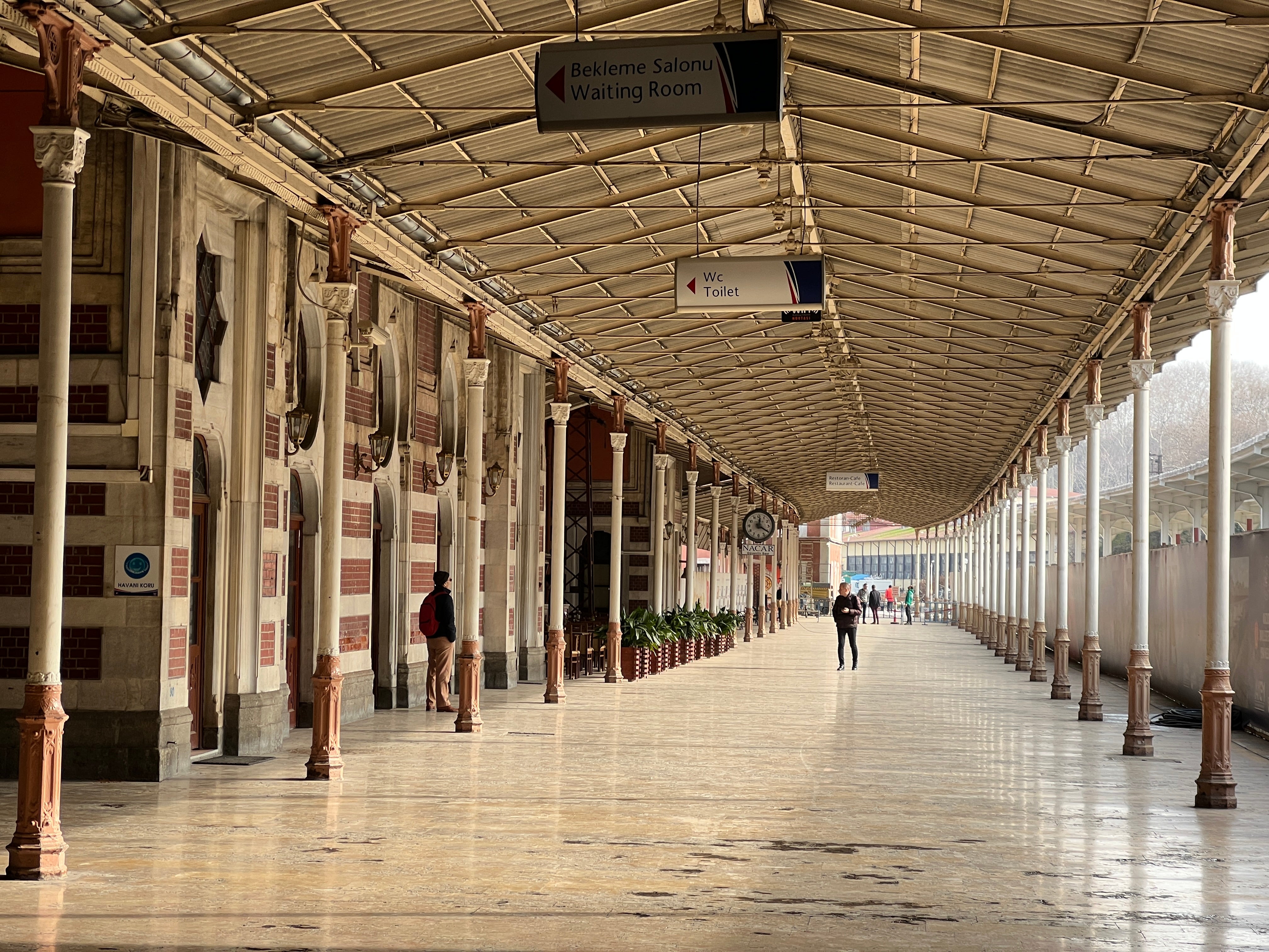 Almost journey’s end: Istanbul’s Sirkeci station, terminus for the Orient Express