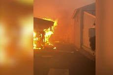 Hawaii fires: Terrified residents make desperate escape in apocalyptic scenes