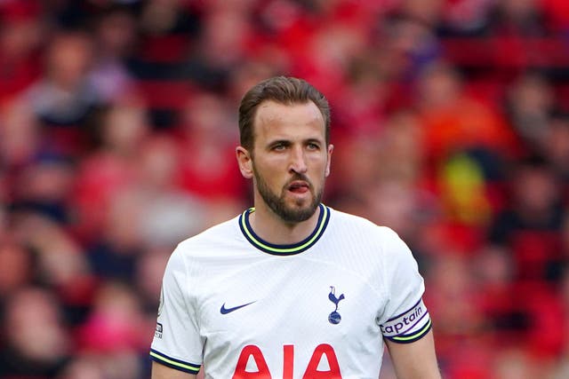 Harry Kane is on the verge of joining Bayern Munich (Peter Byrne/PA)