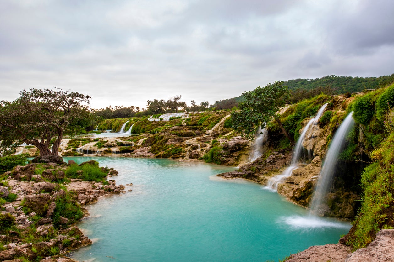The region around Salalah is famous for its waterfalls