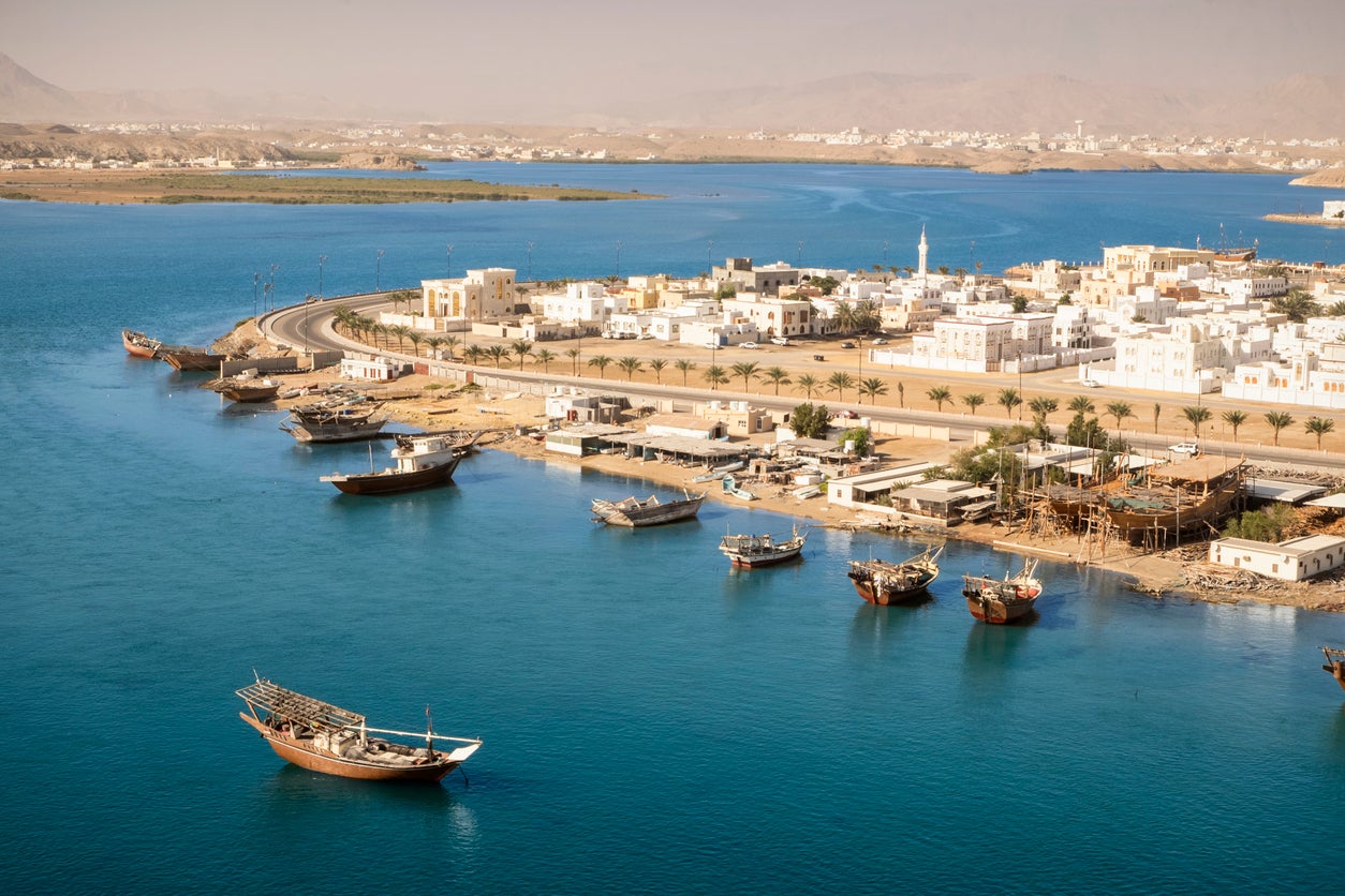 Sur sits roughly 125 miles southeast of Muscat