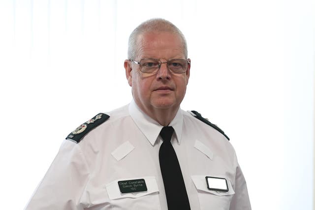 PSNI Chief Constable Simon Byrne (Liam McBurney/PA)