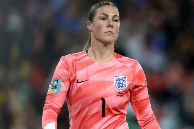 England goalkeeper Mary Earps (Isabel Infantes/PA)