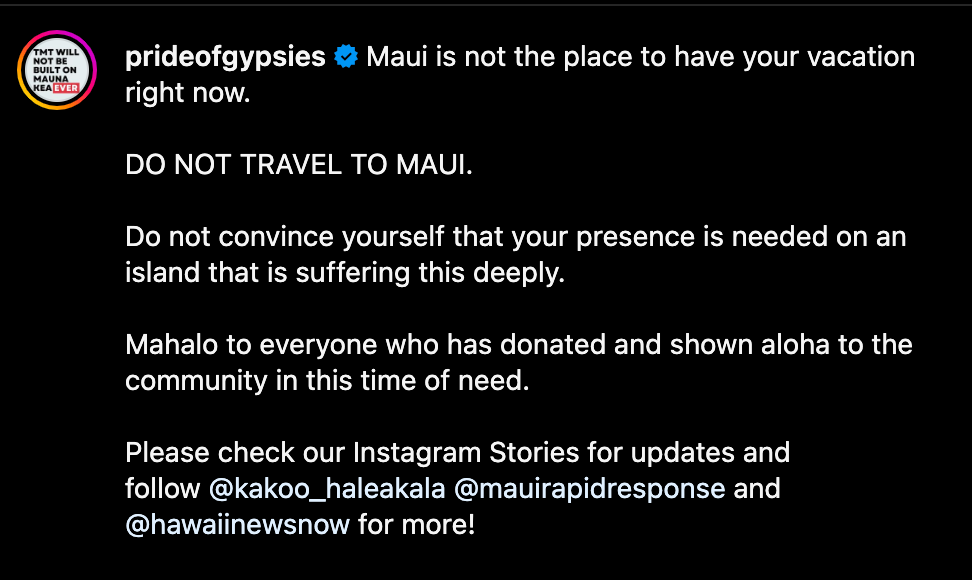 Jason Momoa orders holidaymakers tor avoid Maui