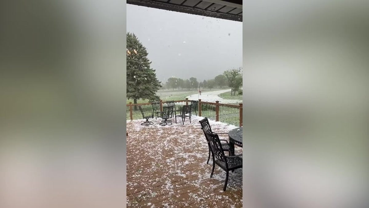 Tennis ball-sized hail batters Minnesota as severe storms sweep across state
