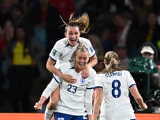 England vs Colombia LIVE: Women’s World Cup latest score and updates after Lauren Hemp and Alessia Russo goals