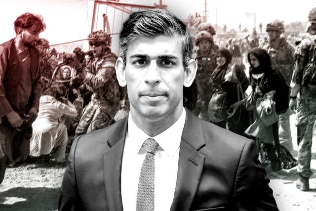 <p>Military chiefs and politicians wrote to Rishi Sunak in July asking him to work urgently to relocate those eligible to the UK but they have received no response</p>