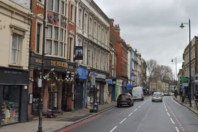 <p>Officers were called to reports of a shooting in Stoke Newington High Street and found a 23-year-old man with a gunshot wound </p>