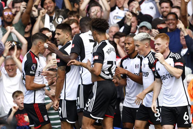 Fulham snatched victory from a wasteful Everton (Richard Sellers/PA)