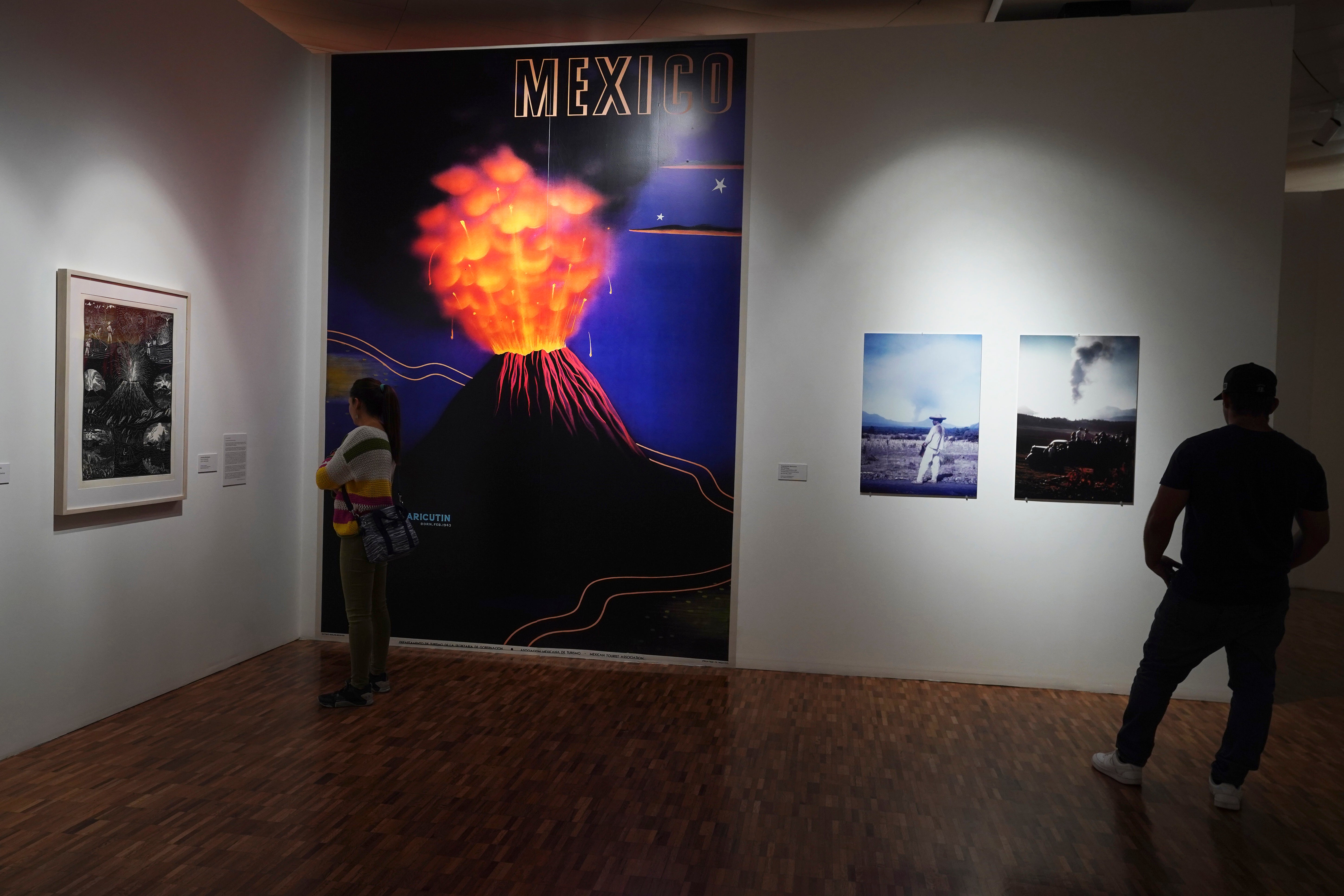 MÉXICO-EXPOSICIÓN-VOLCANES