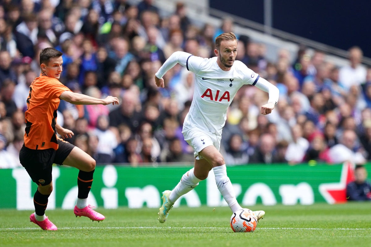 James Maddison has Harry Kane issue with dream Tottenham shirt