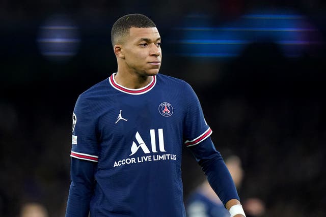 Kylian Mbappe returned to PSG training on Sunday morning, according to reports (Tim Goode/PA)